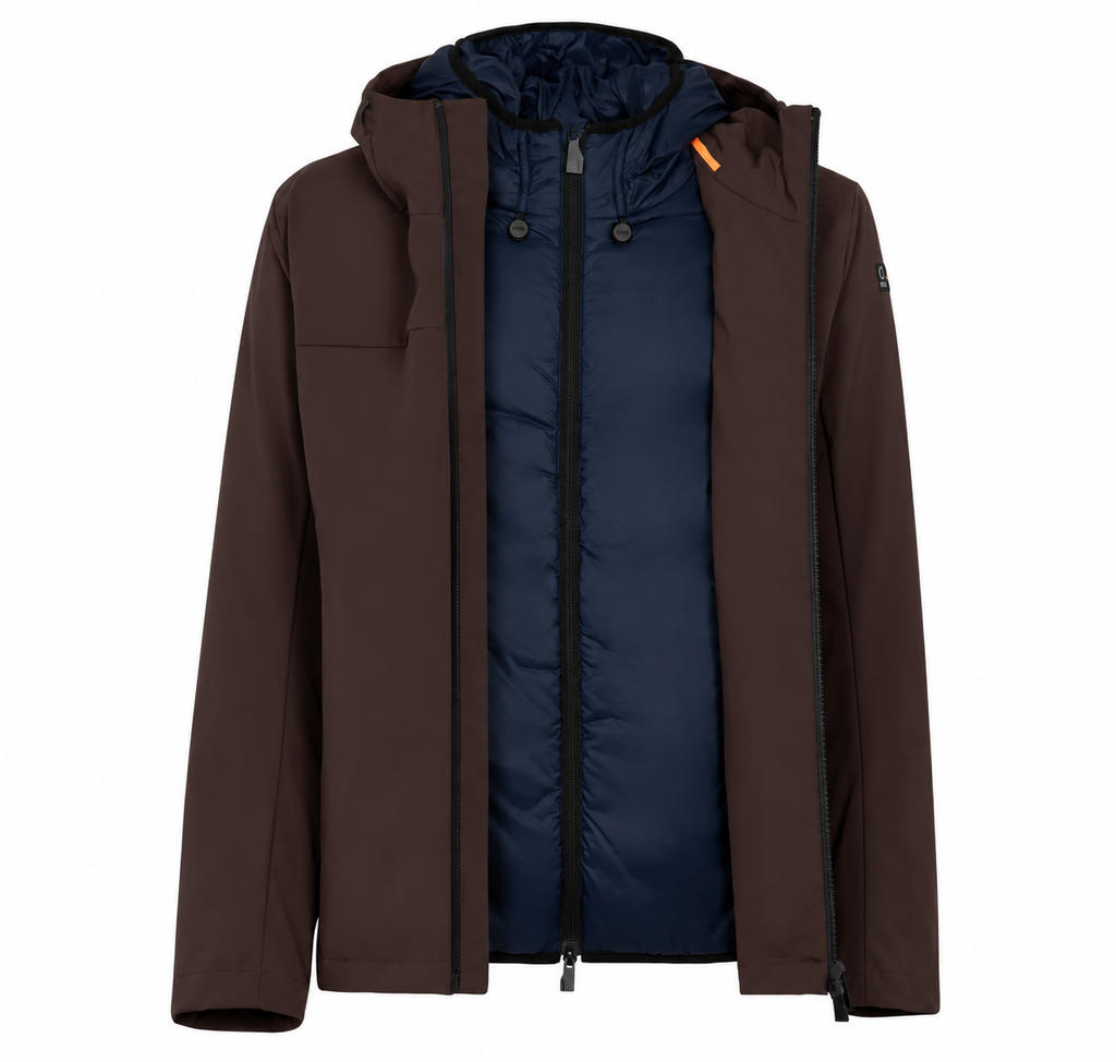 Suns Man Berlino Double Jacket Brown