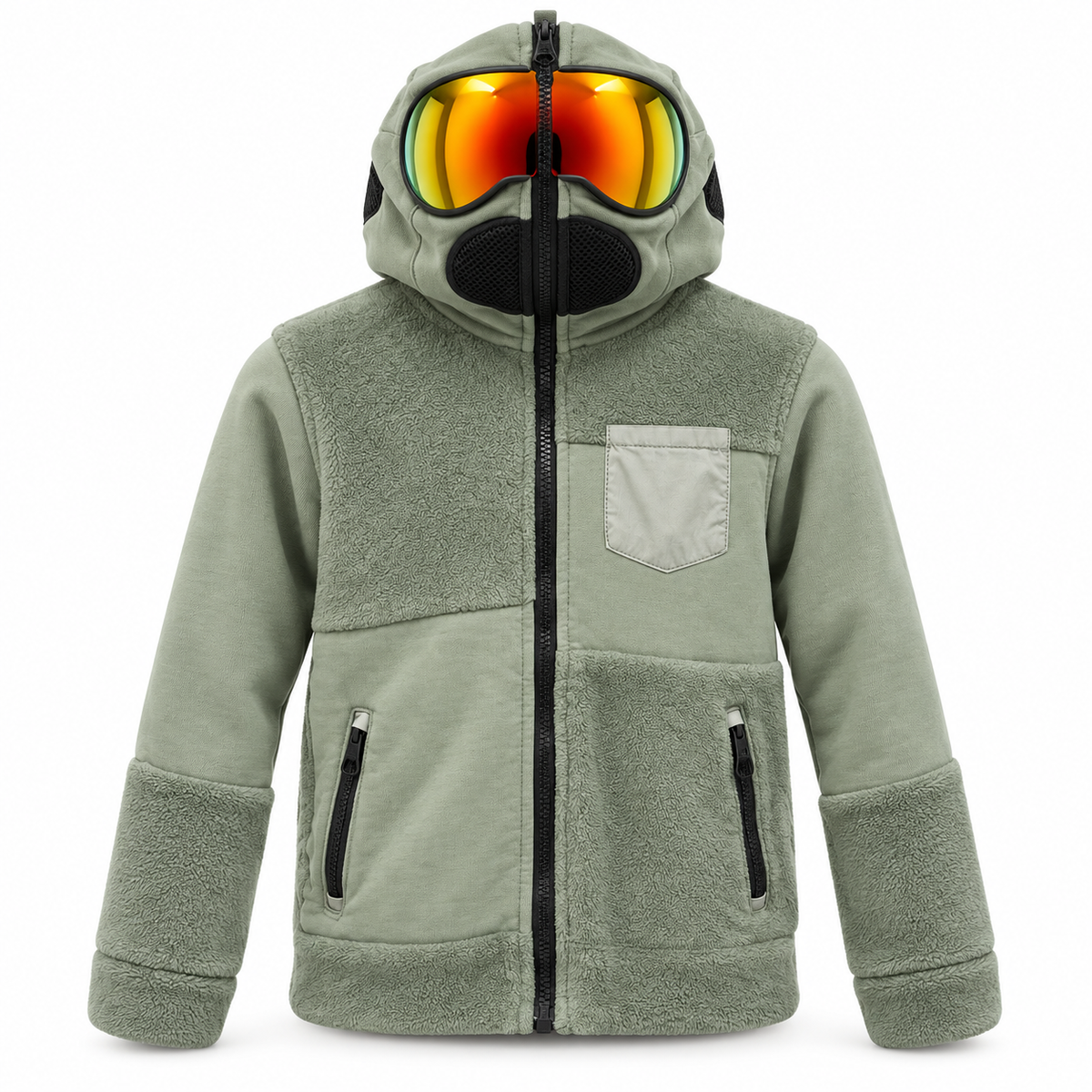 AI-Riders Junior Sweatshirt Pile Oliva Green