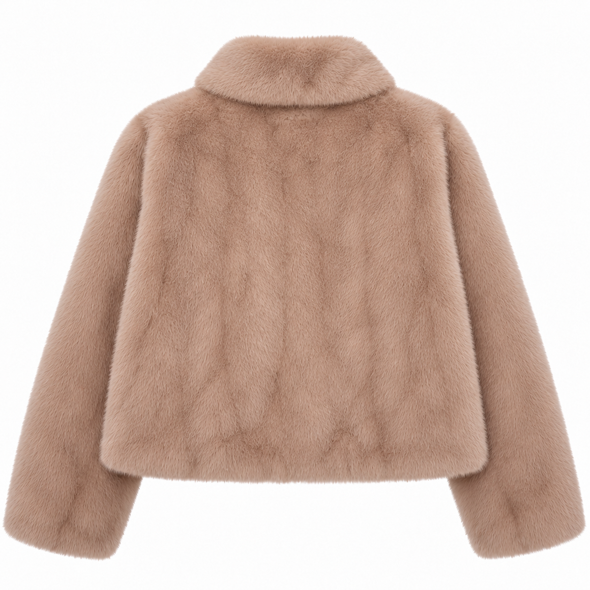 mirella matteini Woman Jacket eco-pelliccia Short Beige