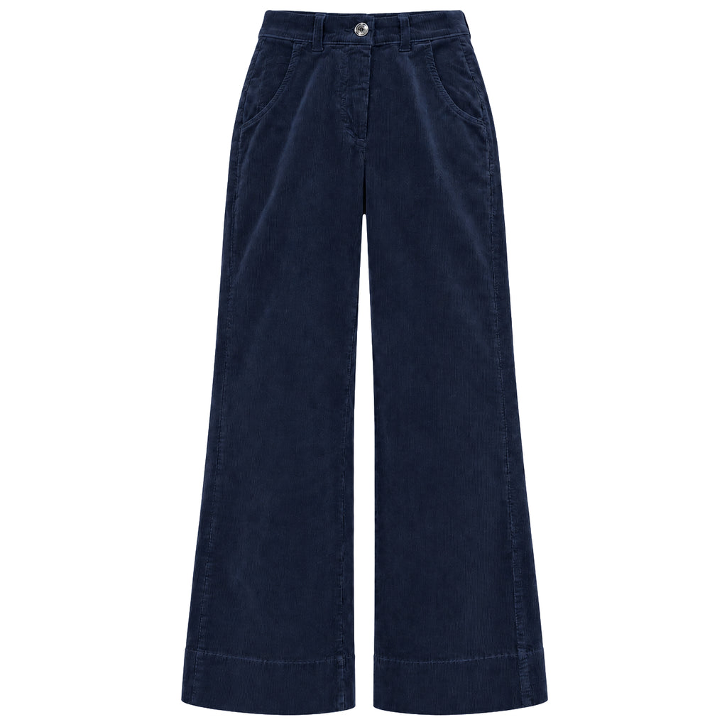 Mirella Matteini Woman Trousers Velvet Coste Blue
