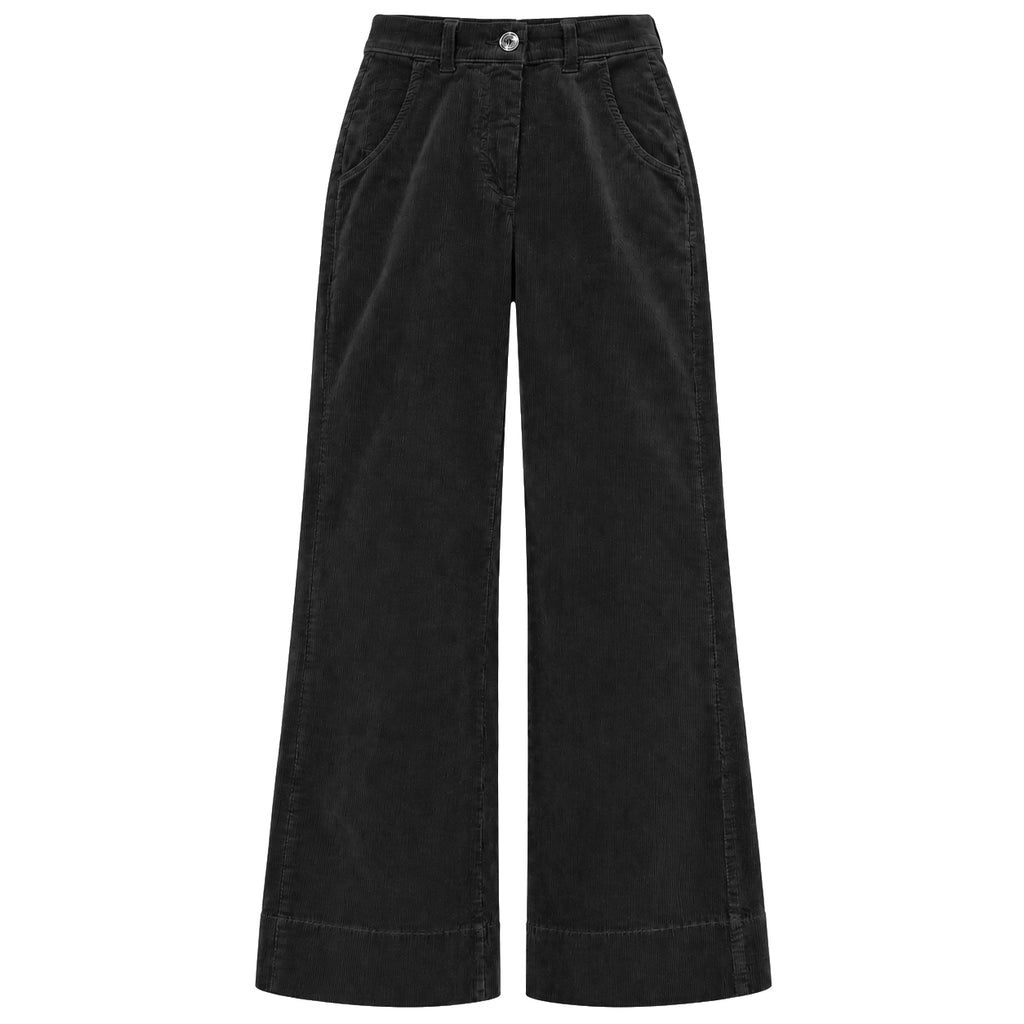 Mirella Matteini Woman Trousers Velvet Coste Black