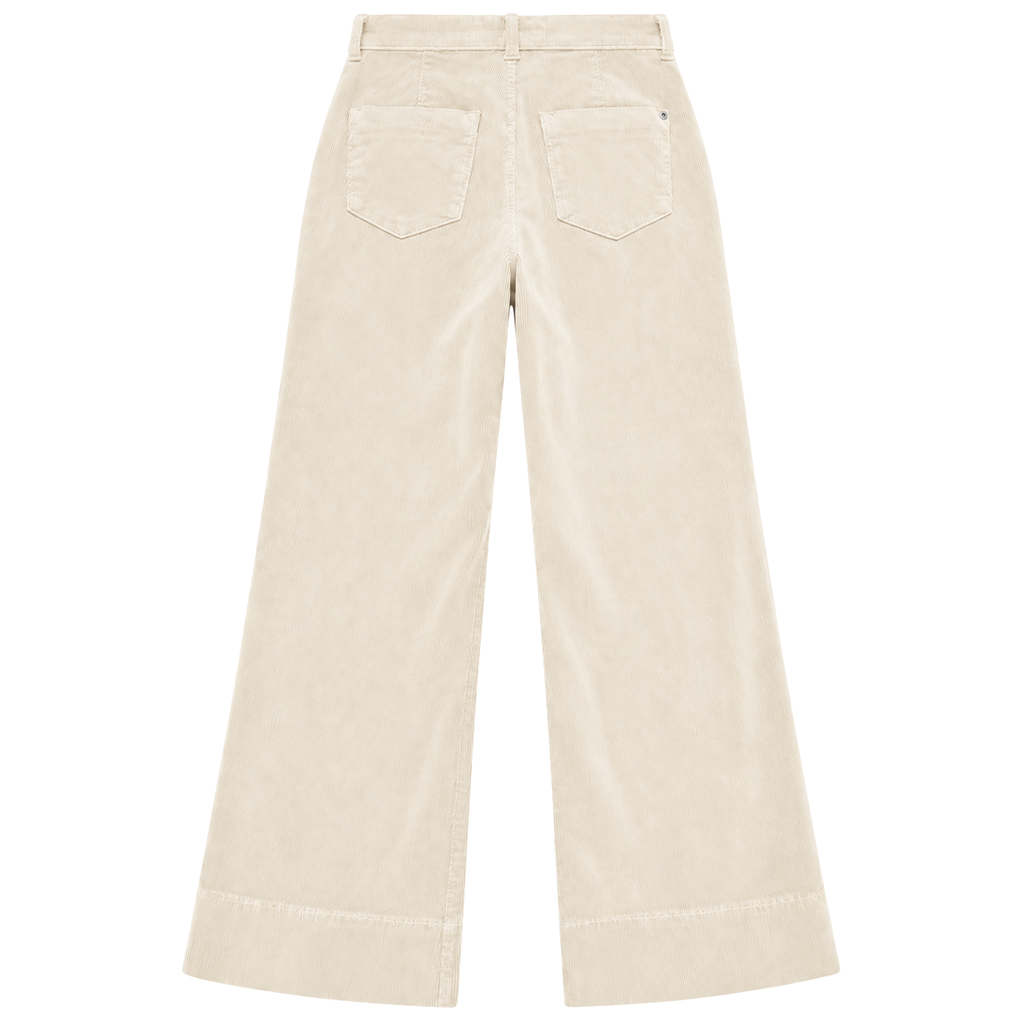 Mirella Matteini Woman Trousers Velvet Coste White