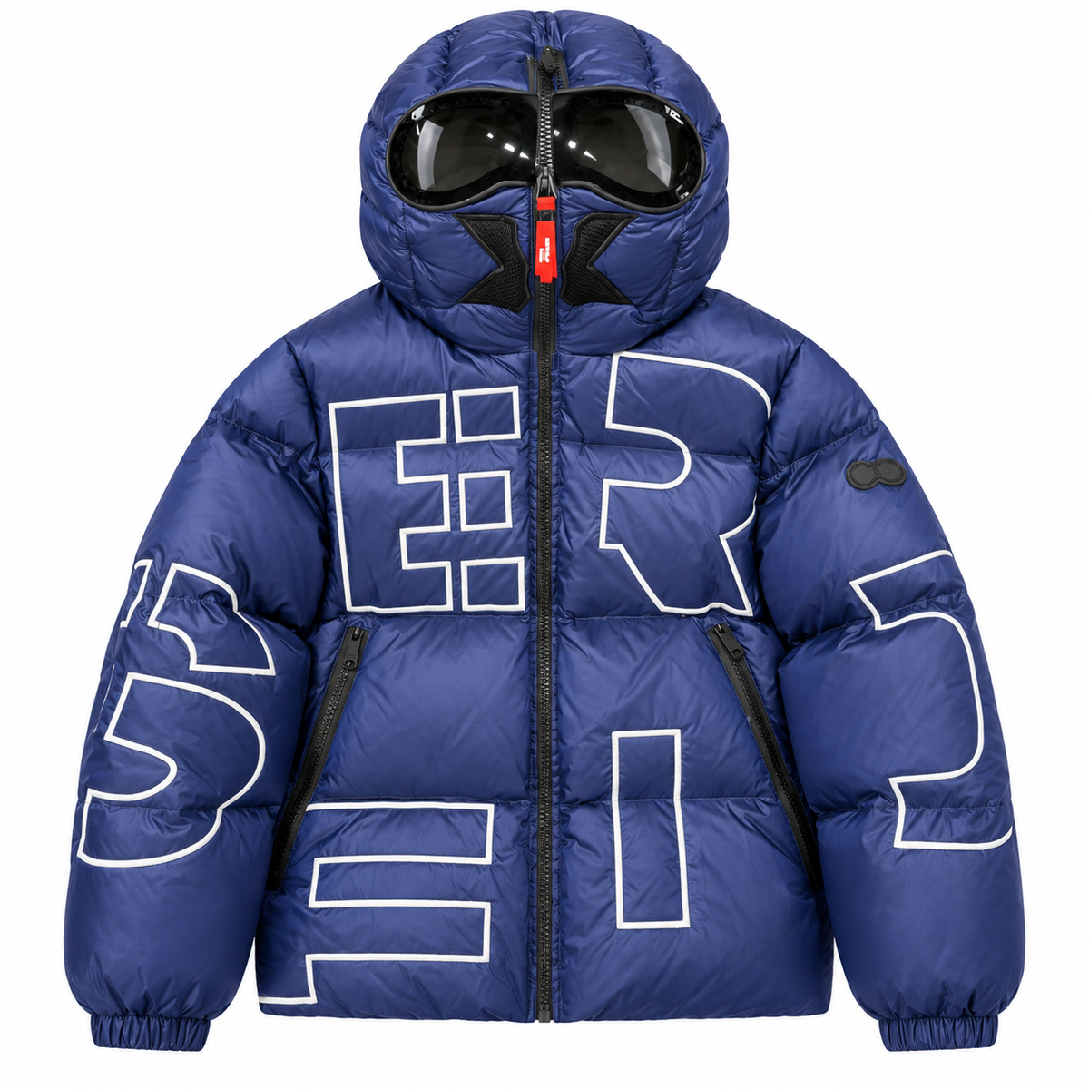 AI-Riders Junior Jacket Lettere Trapuntata Blue