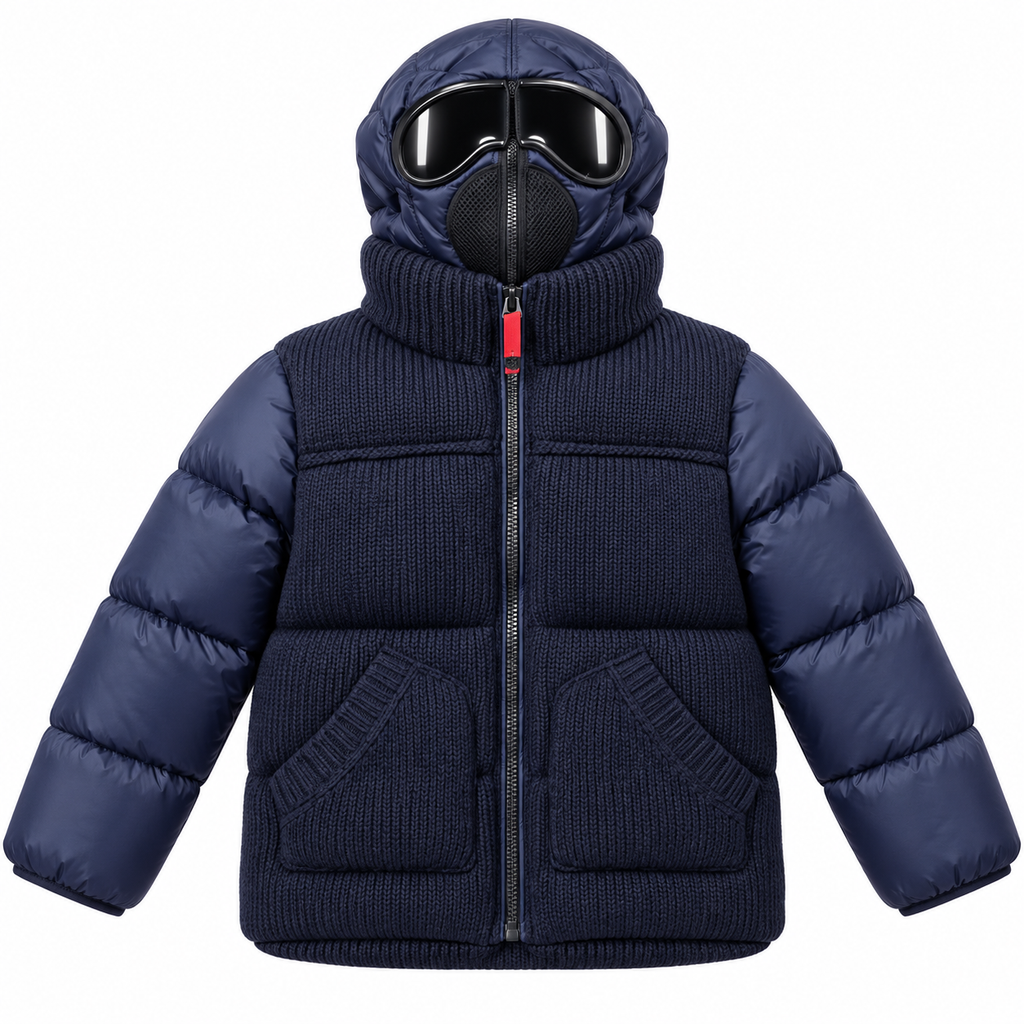 AI-Riders Junior Jacket Knit Blue