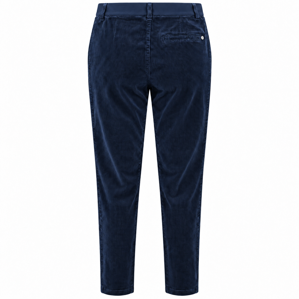 Mirella Matteini Woman Trousers Coste Elastico Blue