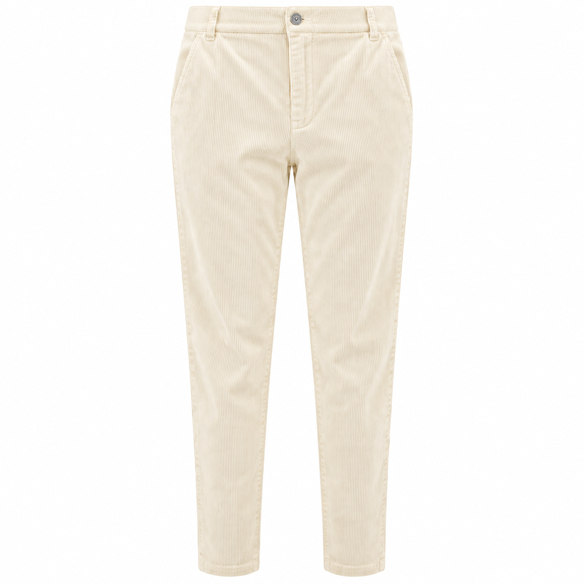Mirella Matteini Woman Trousers Coste Elastico White