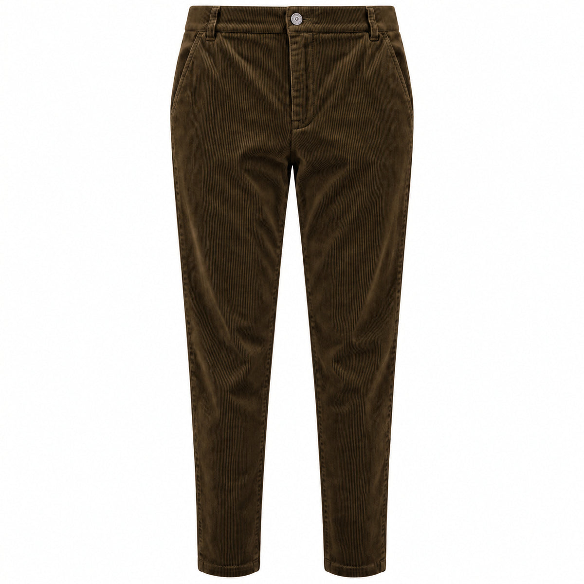 Mirella Matteini Woman Trousers Coste Elastico Brown