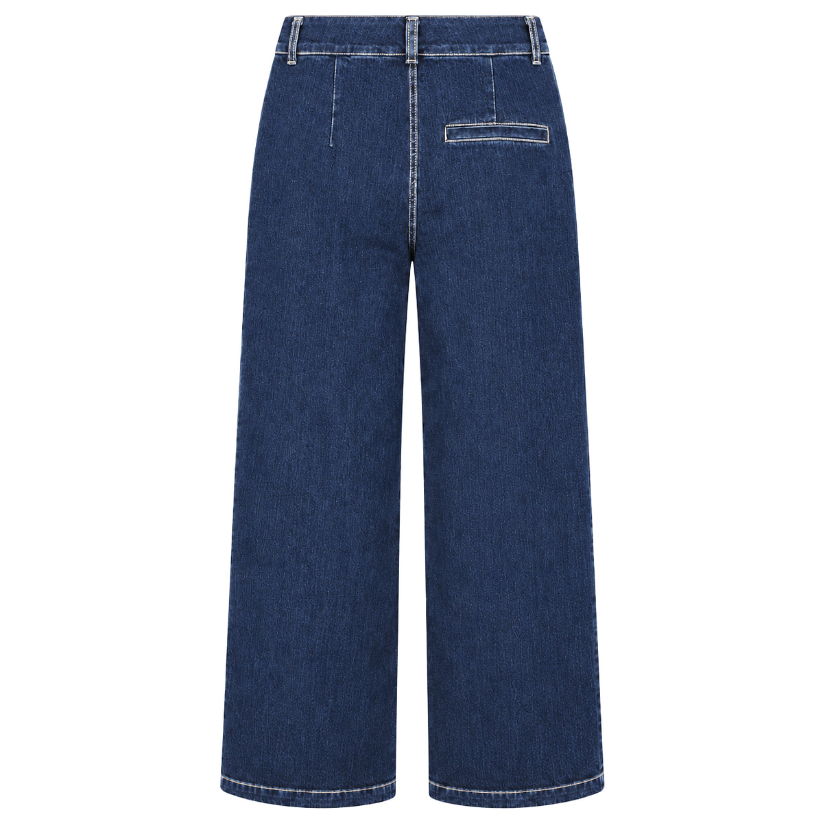 east drive Woman Jeans Wide-Leg Blue