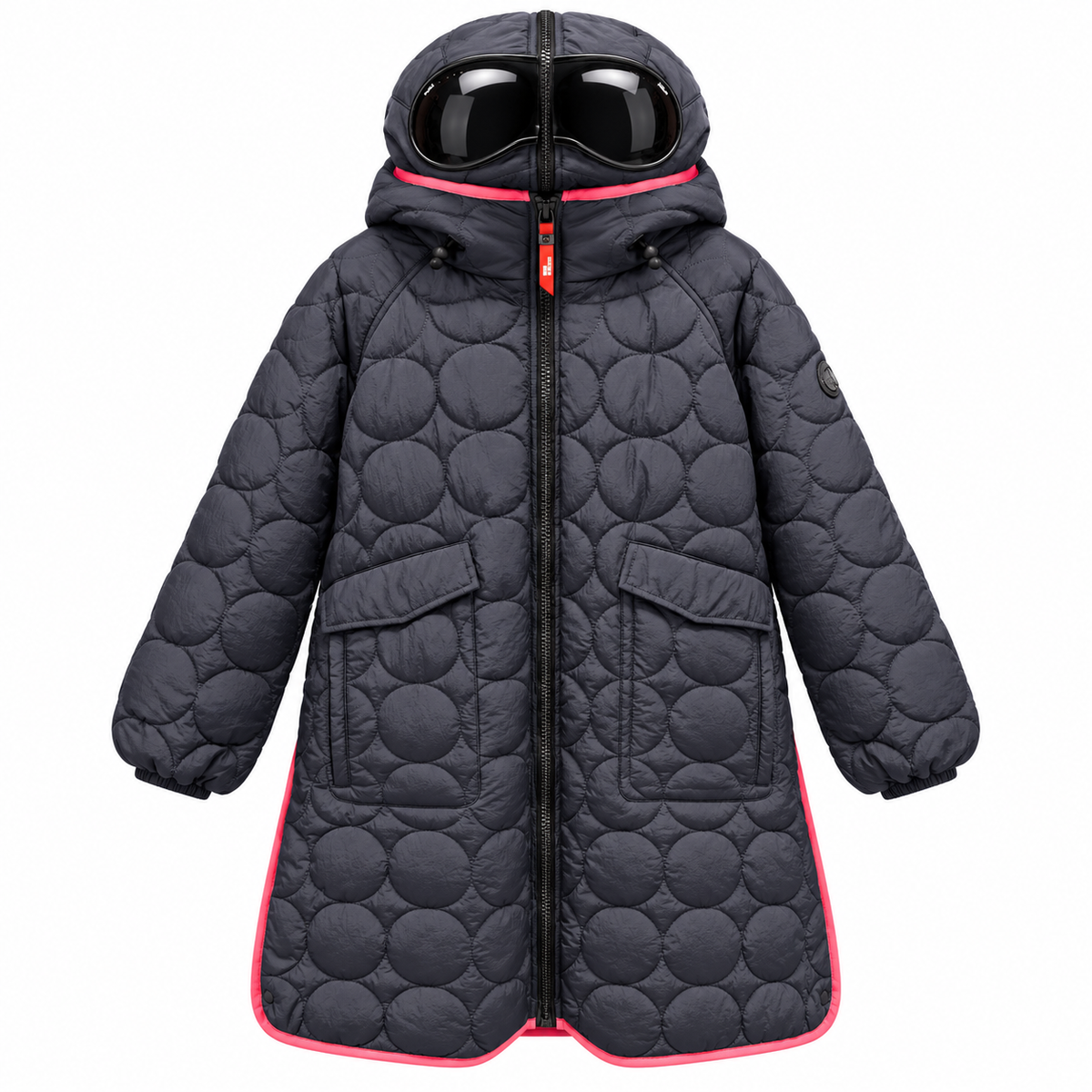 AI-Riders Junior Parka Quilted Blue