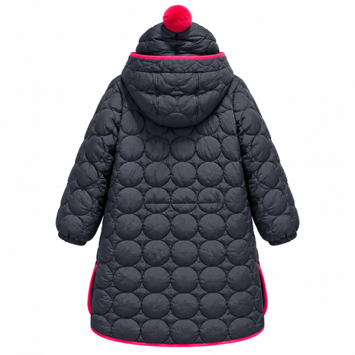 AI-Riders Junior Parka Quilted Blue