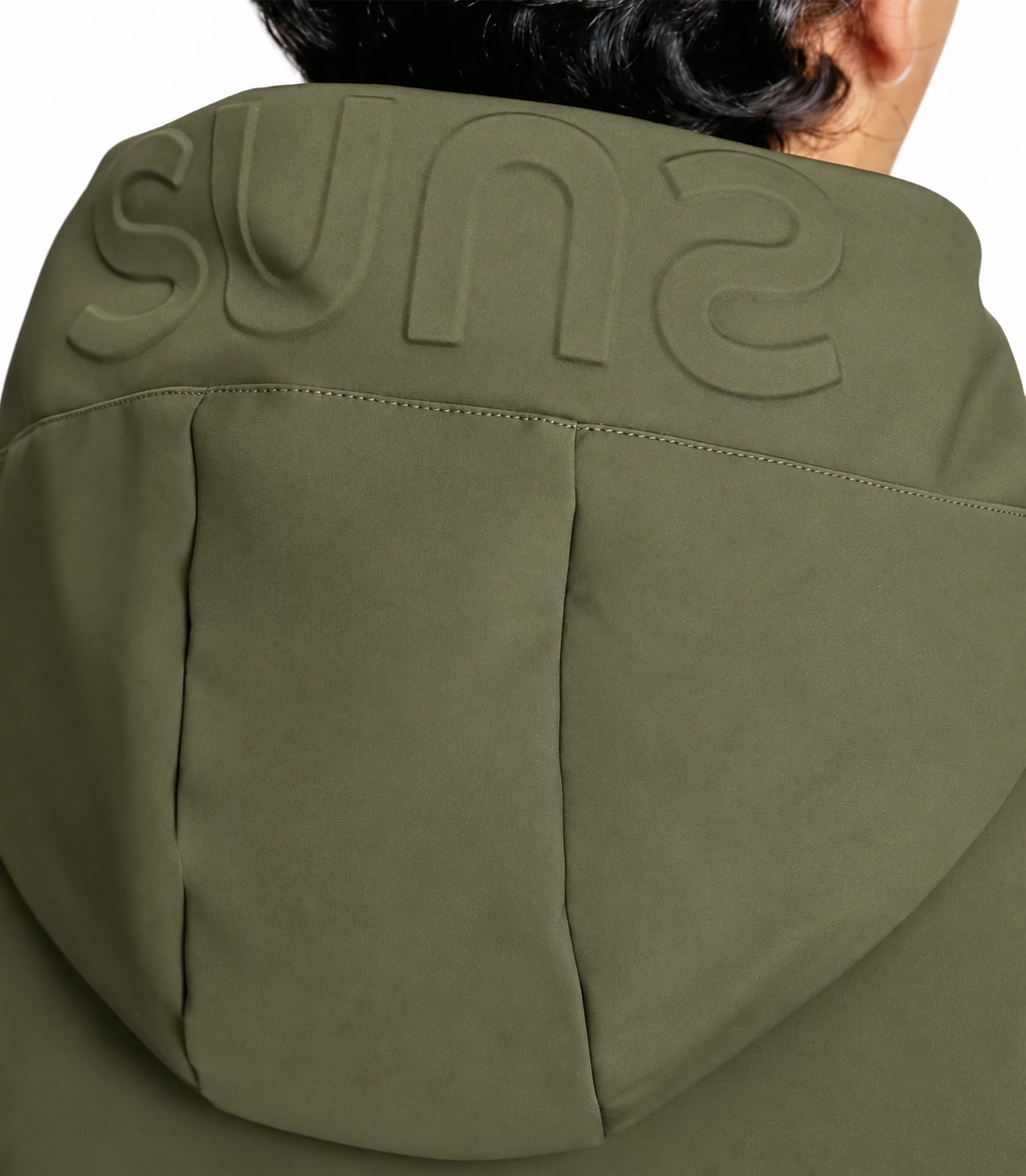 Suns Man Matt Shell Jacket Army Green