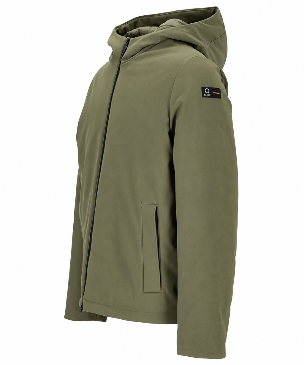 Suns Man Matt Shell Jacket Army Green