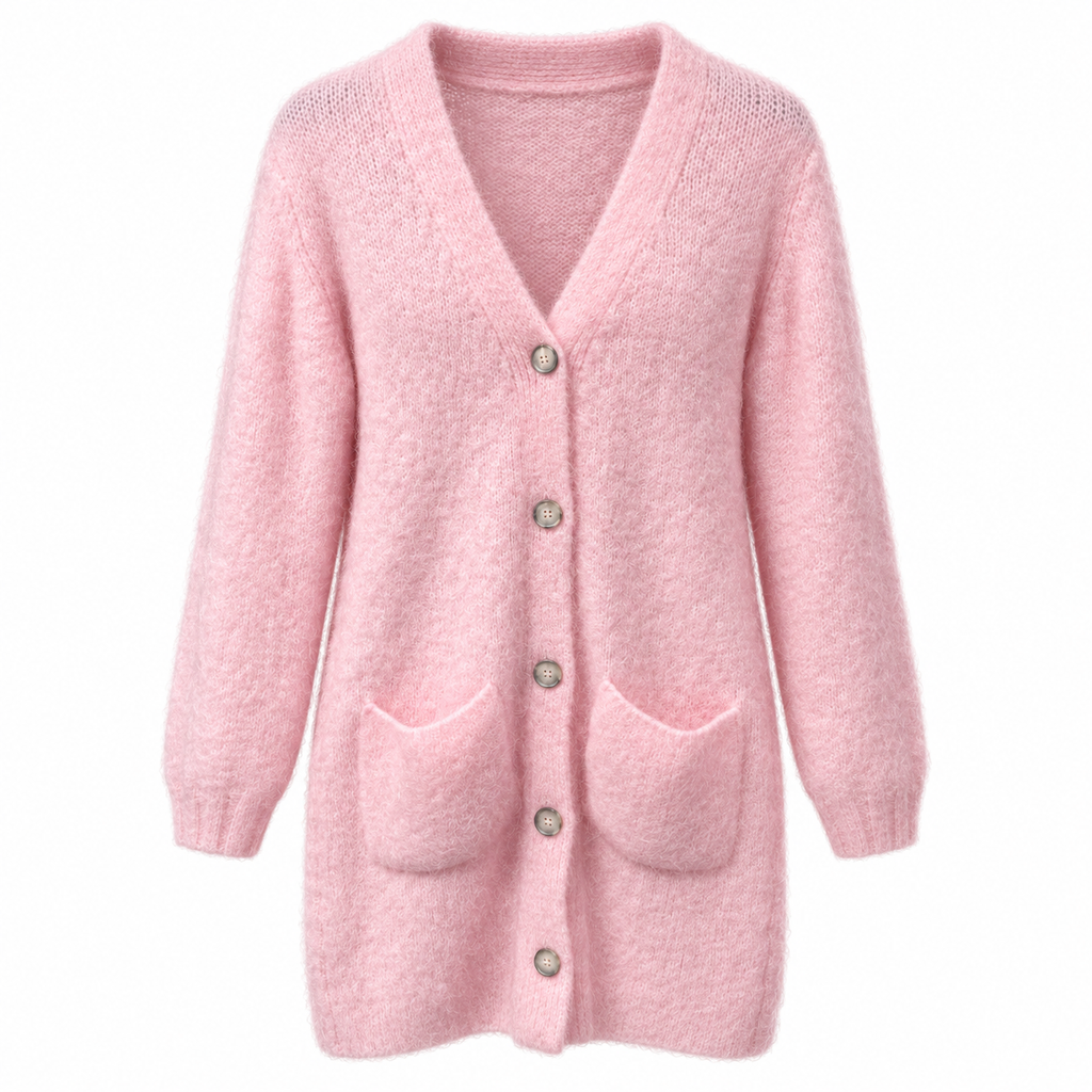 AI-Riders Junior Cardigan Knit Pink