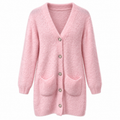AI-Riders Junior Cardigan Knit Pink