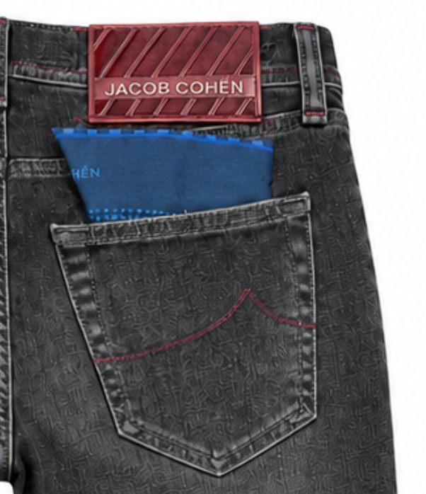Jacob Cohën Man Carrot Slim Jeans Black