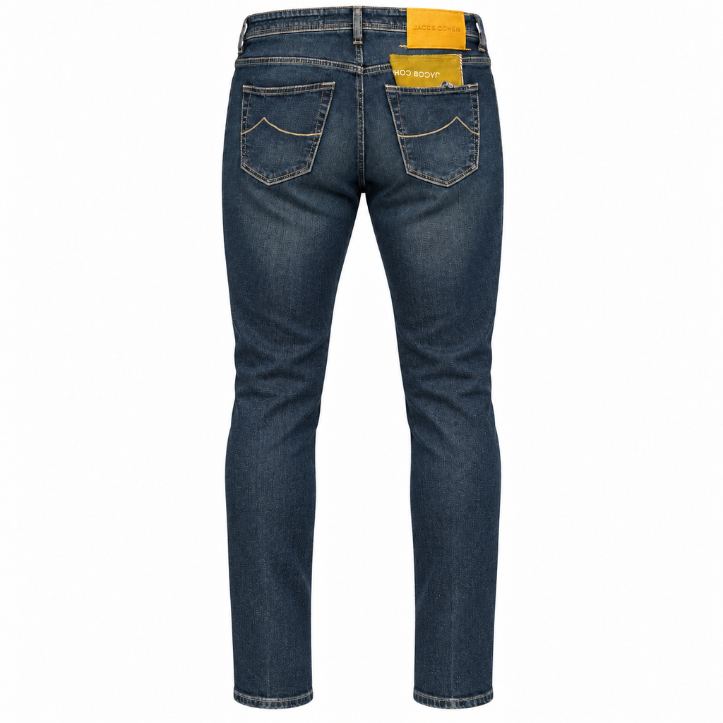 Jacob Cohën Man Scott Cropped Carrot Jeans Blue