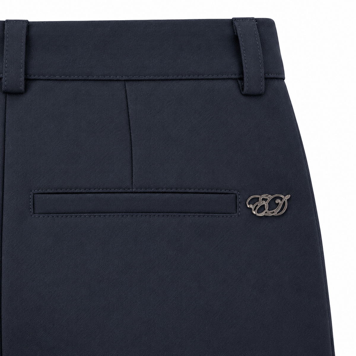 east drive Woman Trousers Stretch Viscosa Blue