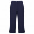 east drive Woman Trousers Stretch Viscosa Blue