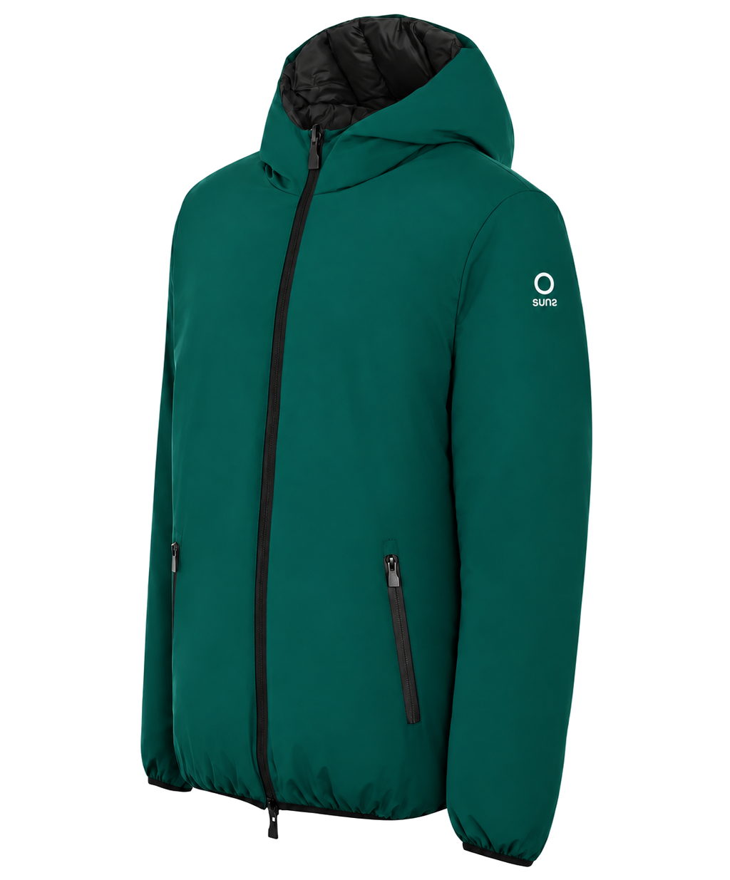 Suns Man Flaminio Reversible Jacket Green