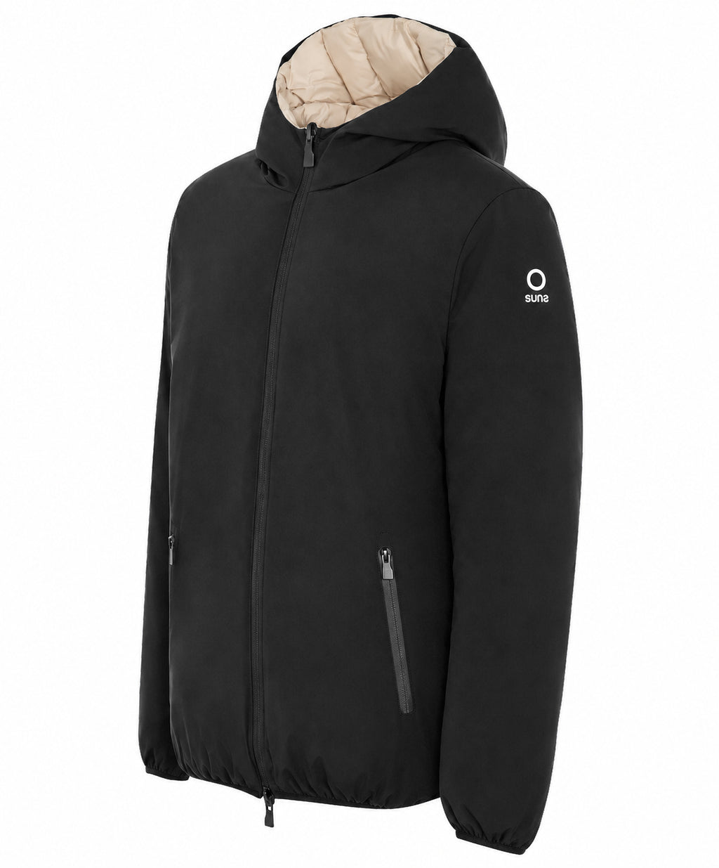Suns Man Flaminio Reversible Jacket Black