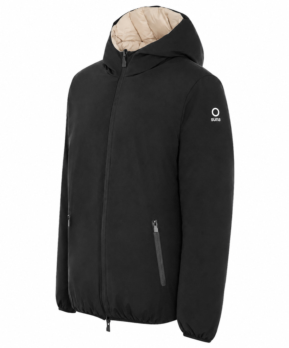 Suns Man Flaminio Reversible Jacket Black