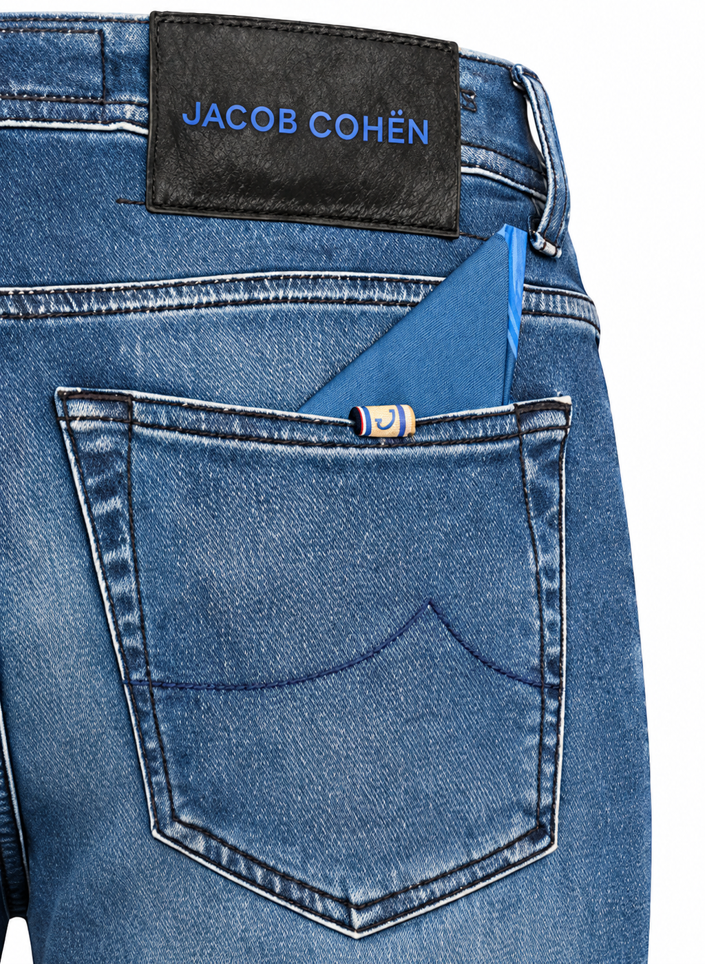 Jacob Cohën Man Bard Regular Slim Jeans Blue