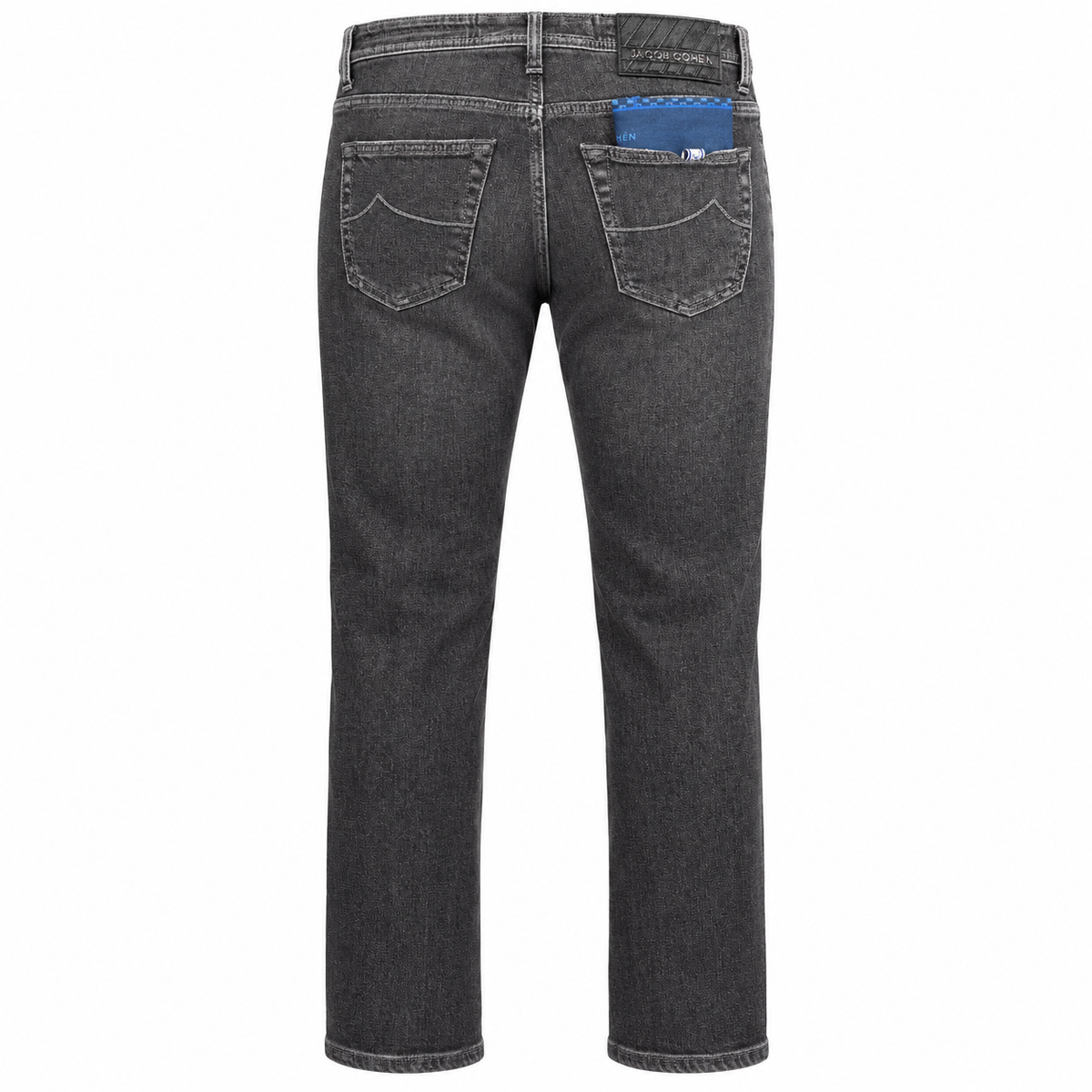 Jacob Cohën Man Scott Cropped Carrot Slim Jeans Black