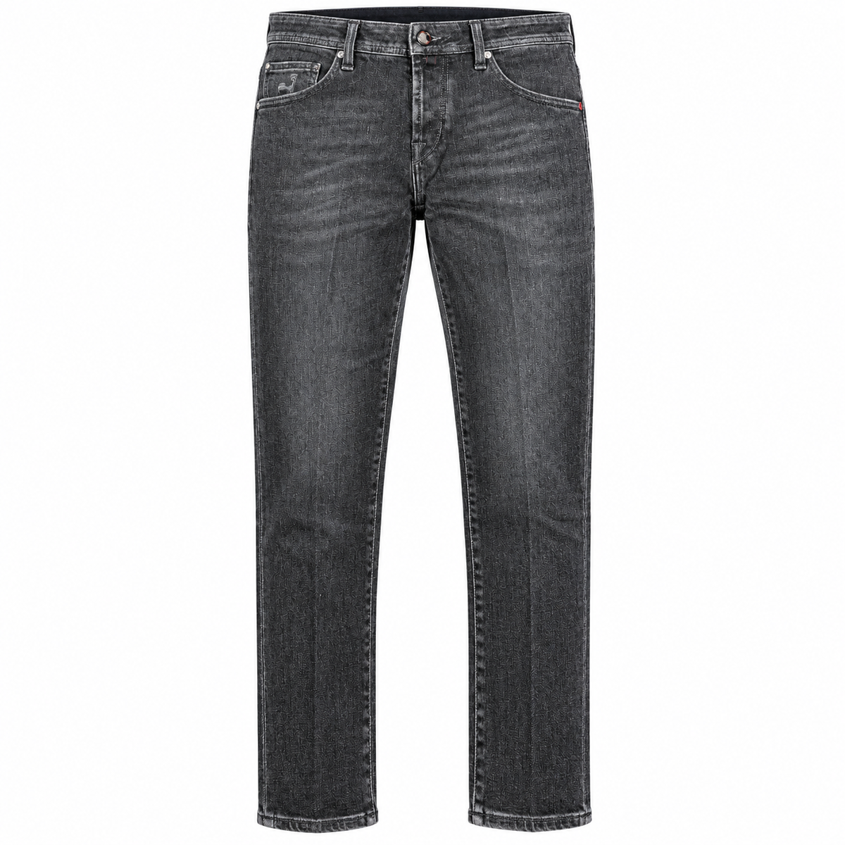 Jacob Cohën Man Scott Cropped Carrot Slim Jeans Black