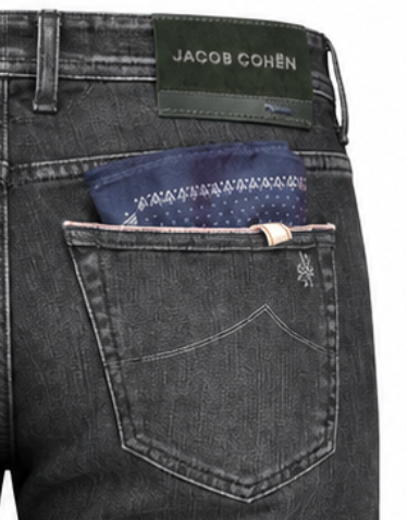 Jacob Cohën Man Leonardo Ltd Regular Slim Jeans Black