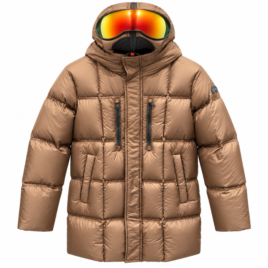 Ai-riders Junior Down Jacket Quilted Brown