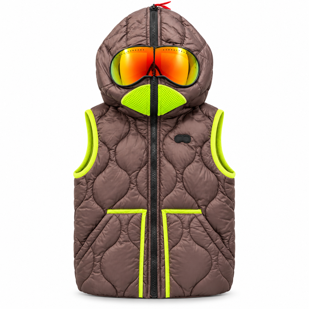Ai-riders Junior Vest Quilted Brown
