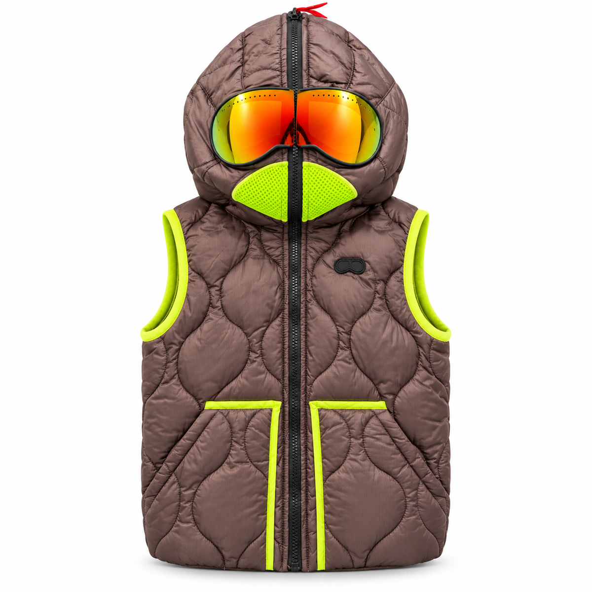 Ai-riders Junior Vest Quilted Brown