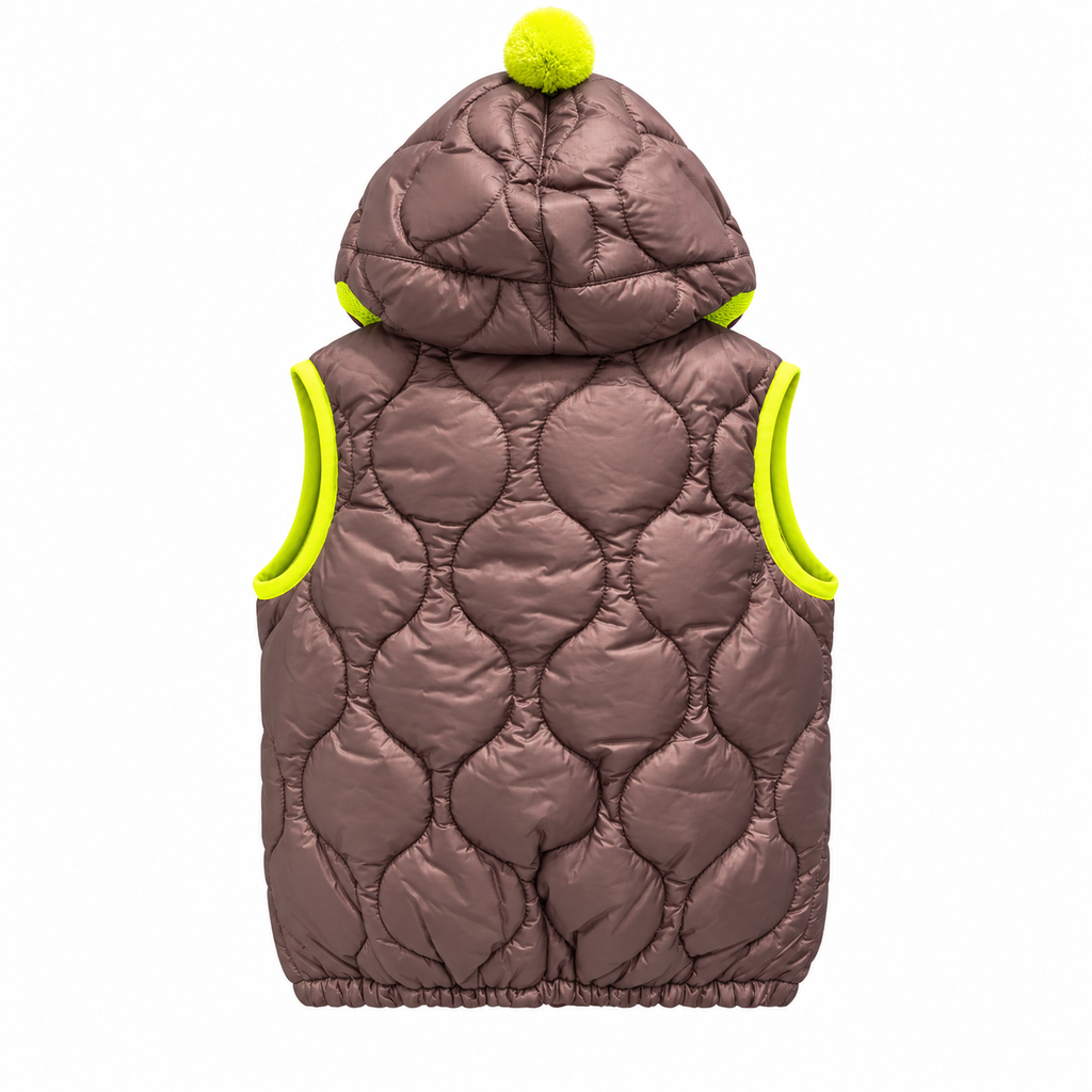 Ai-riders Junior Vest Quilted Brown