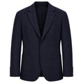 Loro Piana Fabric Man Jacket Wool Sfoderata Blue
