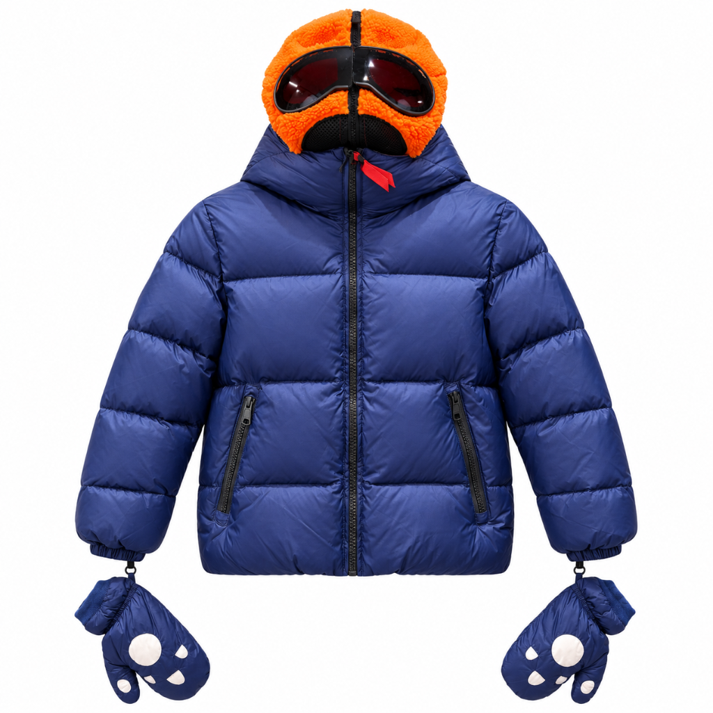 Ai-riders Junior Jacket Trapuntata Gloves Blue