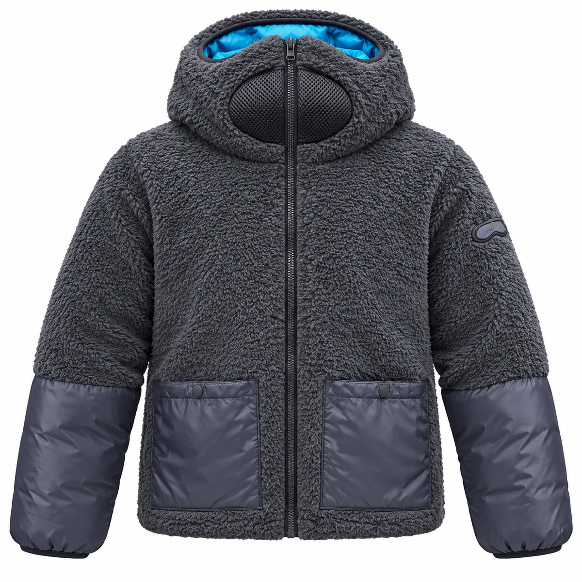 Ai-riders Junior Jacket Sherpa Blue