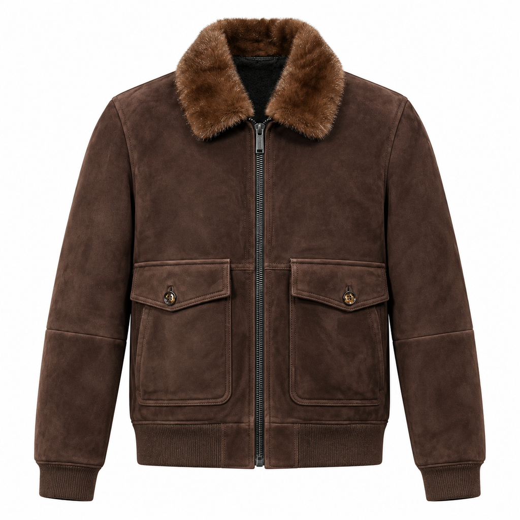 moorer Man Jacket Fiano Brown