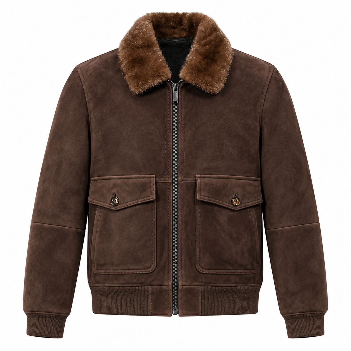 moorer Man Jacket Fiano Brown