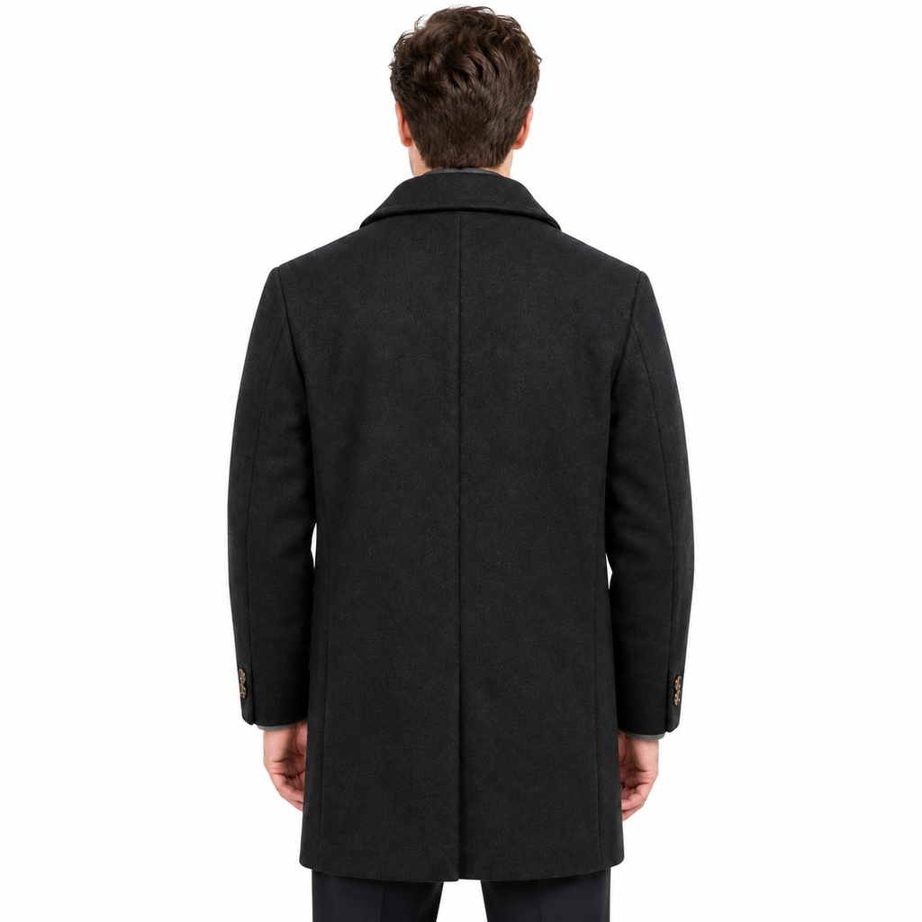 moorer Man Coat Mitchel Blue