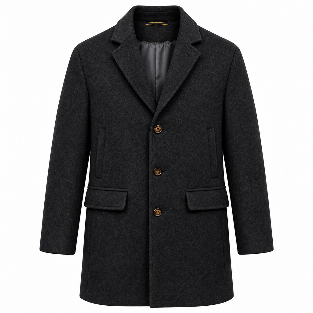 moorer Man Coat Mitchel Blue