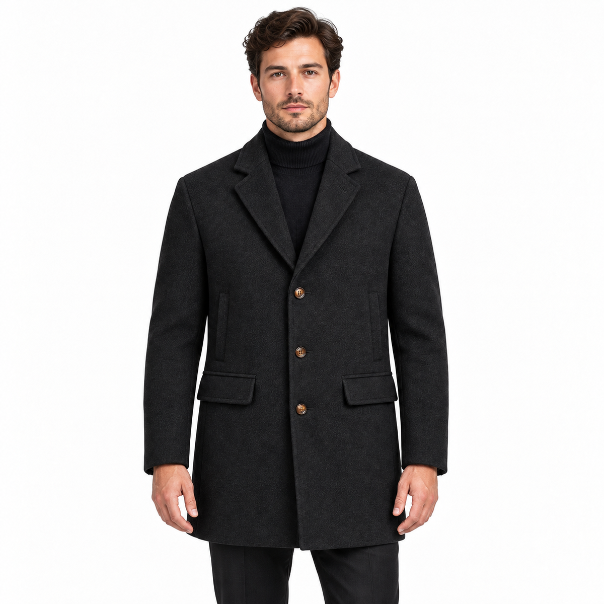 moorer Man Coat Mitchel Blue