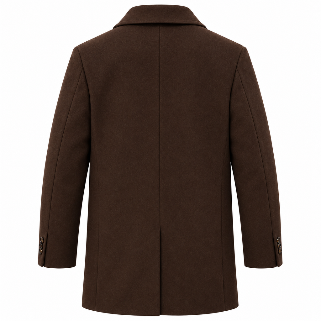 Loro Piana Fabric Woman Coat Short Double-Breasted Brown