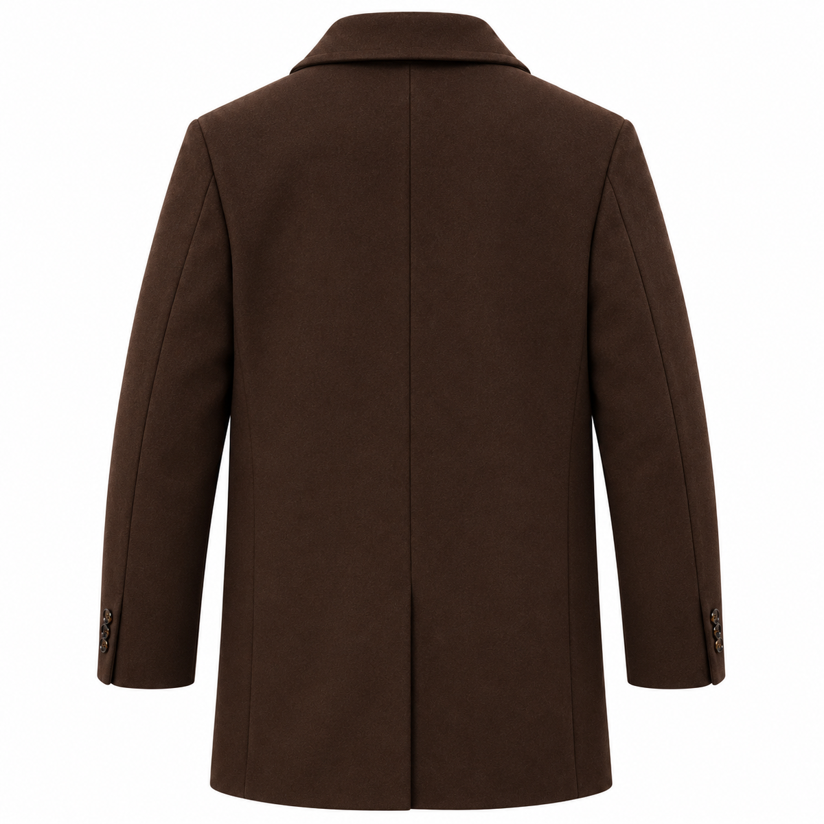 Loro Piana Fabric Woman Coat Short Double-Breasted Brown