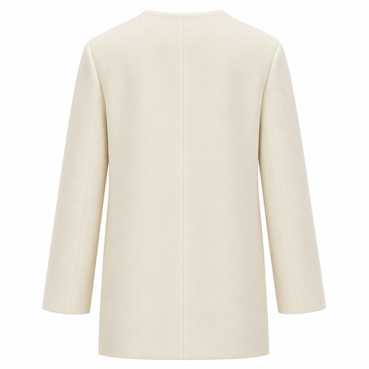 Loro Piana Fabric Woman Jacket Long Wool White