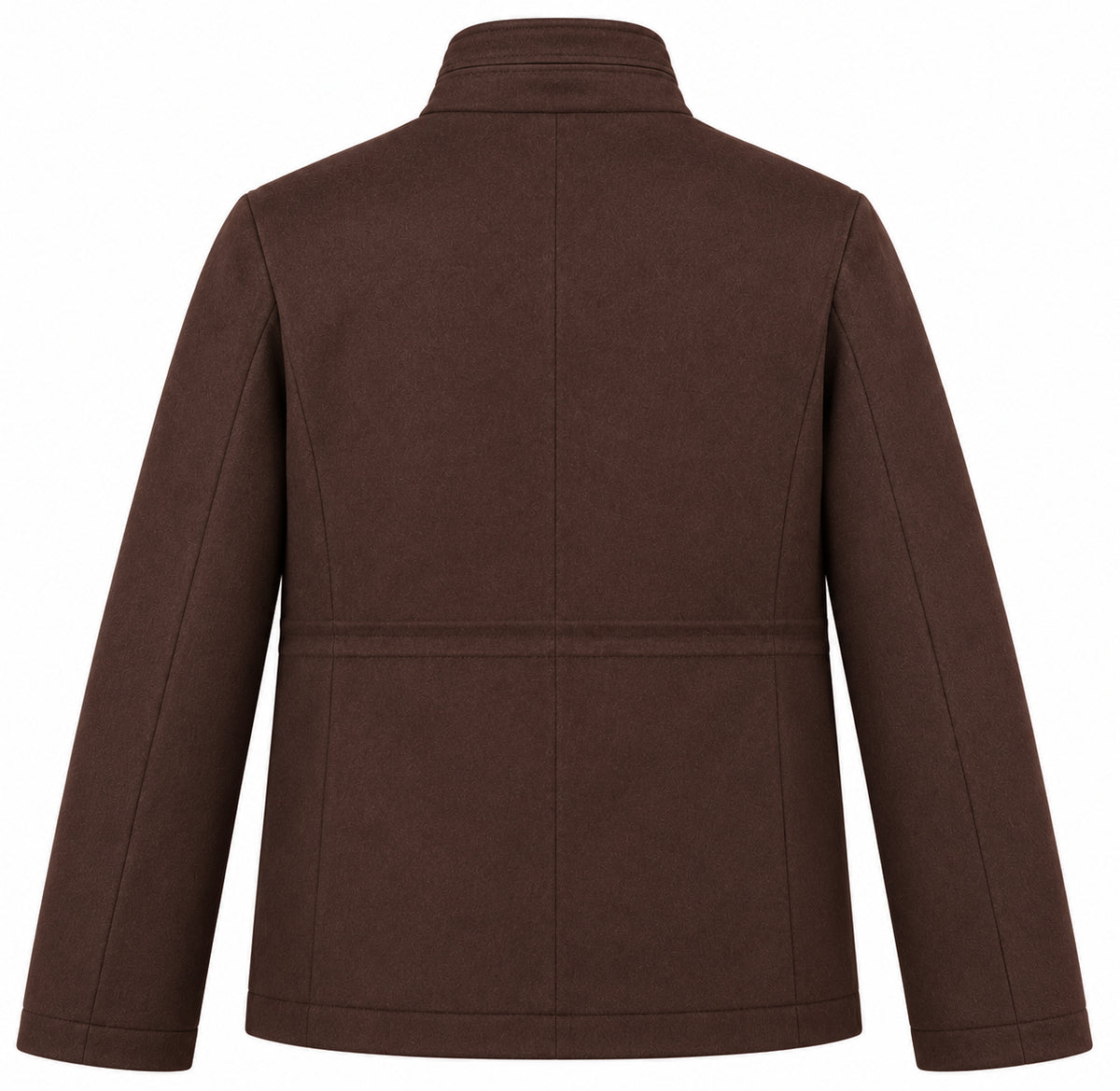 Loro Piana Fabric Man Coat Wool Cioccolato Brown