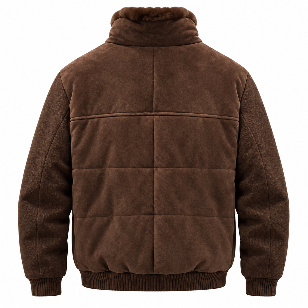 Loro Piana Fabric Man Jacket Camoscio Cashmere Brown