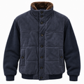 Loro Piana Fabric Man Jacket Camoscio Wool Blue