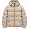 Herno Man Jacket Padded Silk Beige