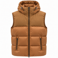 Herno Man Sleeveless Padded Jackets Brown