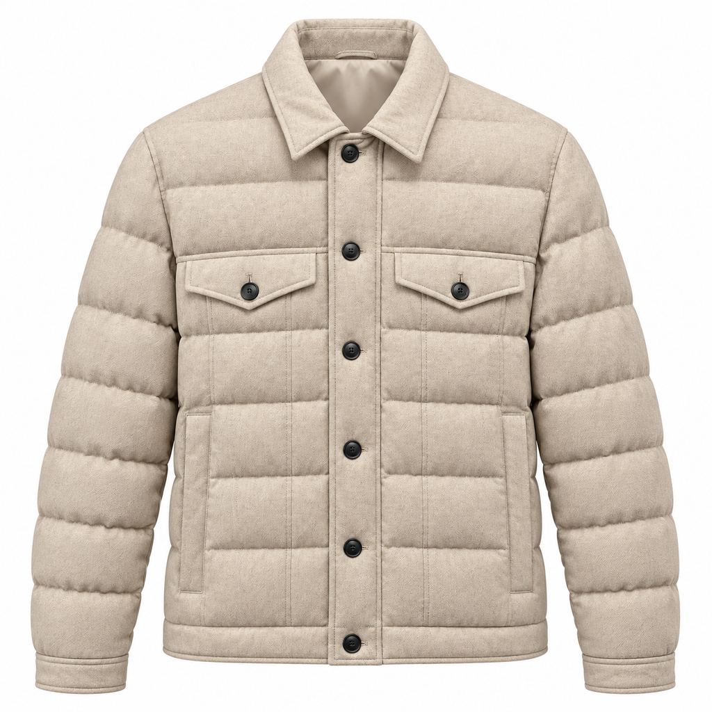 Herno Man Jacket Trapuntata Beige